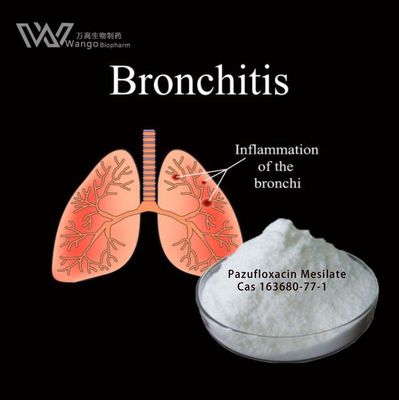 API Active Pharmaceutical Ingredient Pazufloxacin Mesilate 99%  For Antibacterial