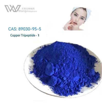 GHK-CU Copper tripeptide -1 Blue Powder Anti Wrinkle Complex เหมาะสําหรับผู้ใหญ่ สารสกัดในการสนับสนุนความแน่นของผิวหนังและลดริ้วรอยในการดูแลผิวที่วัยรุ่น