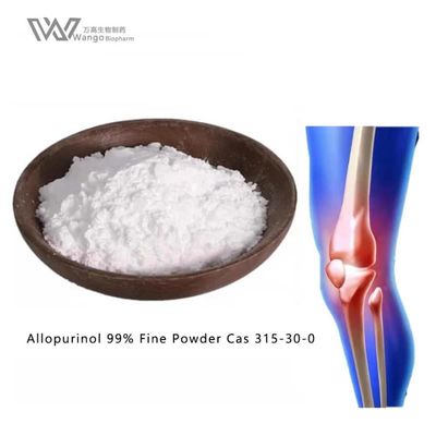 เทียบกับโรคข้ออักเสบโรคเกาต์ Allopurinol Fine Powder Cas 315-30-0